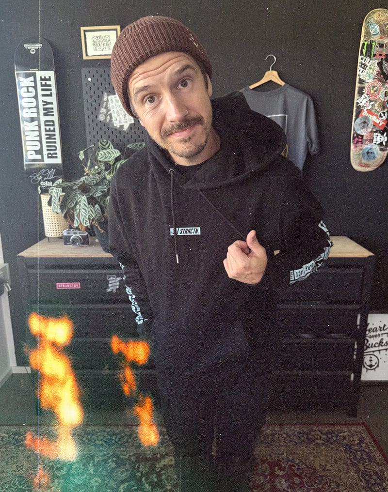 Dare to Dream Organic Hoodie - Black