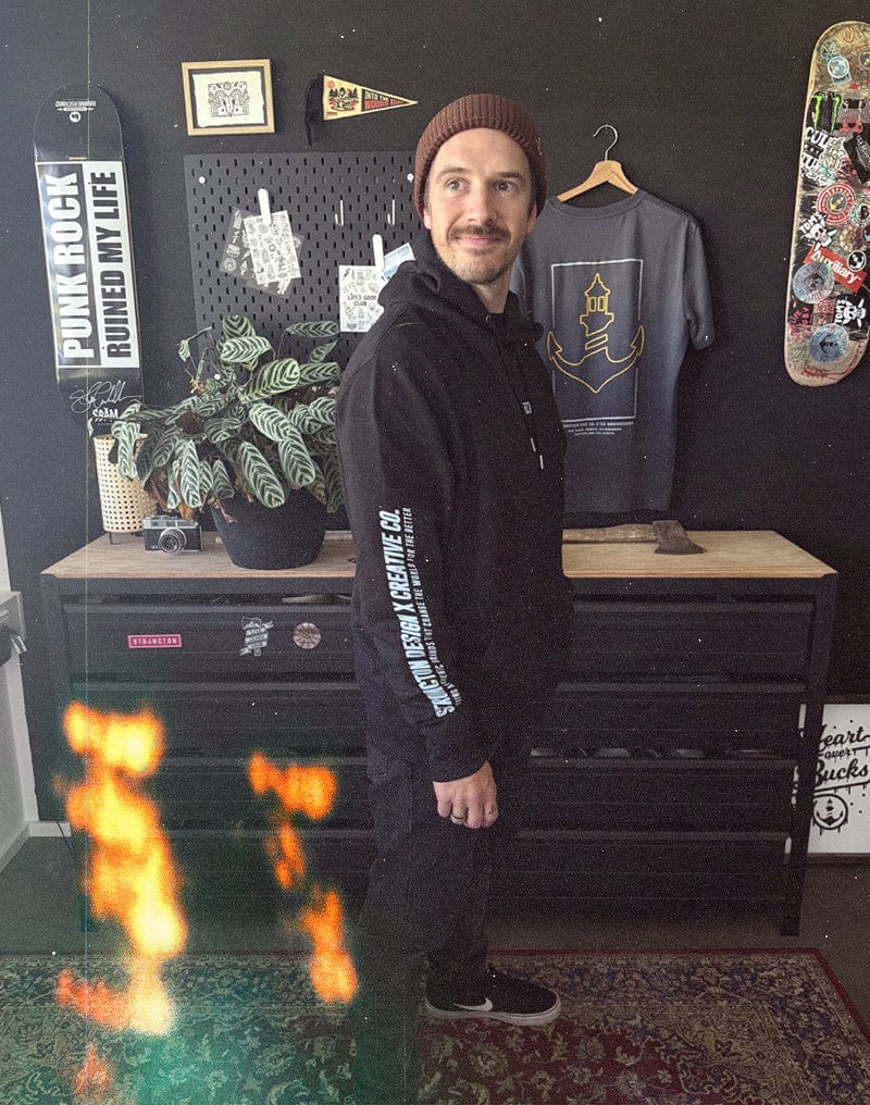 Dare to Dream Organic Hoodie - Black