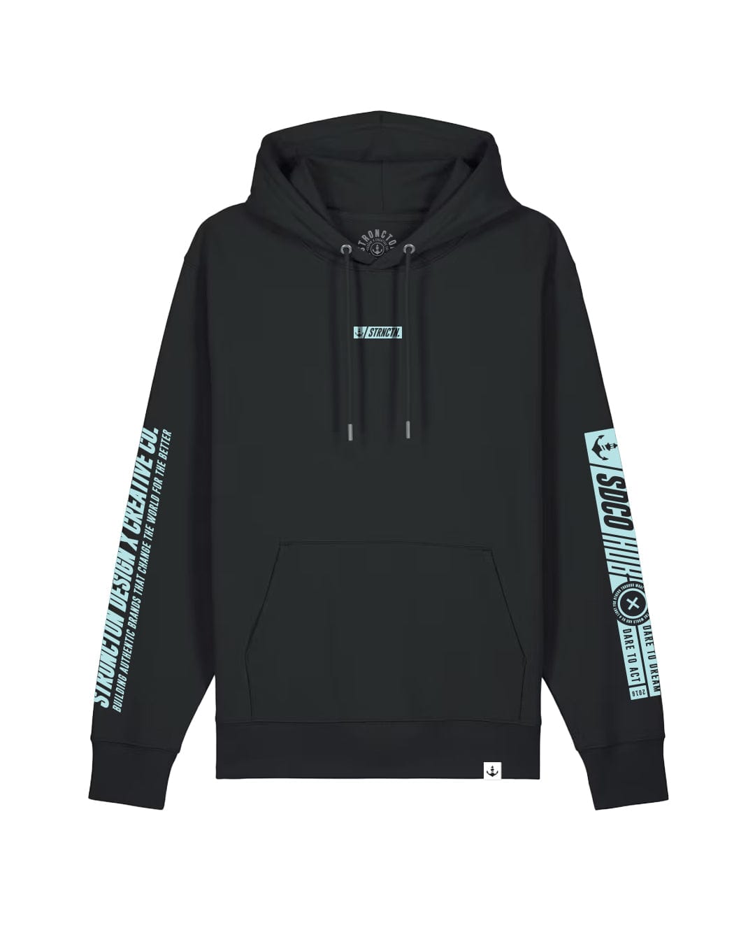Dare to Dream Organic Hoodie - Black