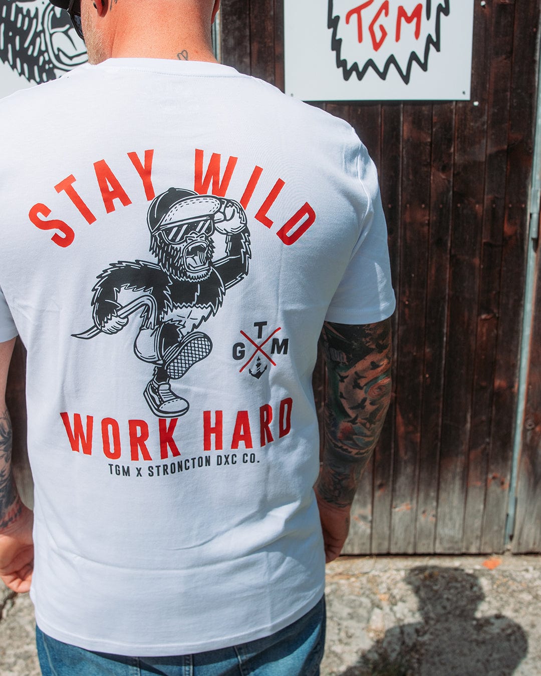 TGM Donkey Tom Organic T-Shirt - White