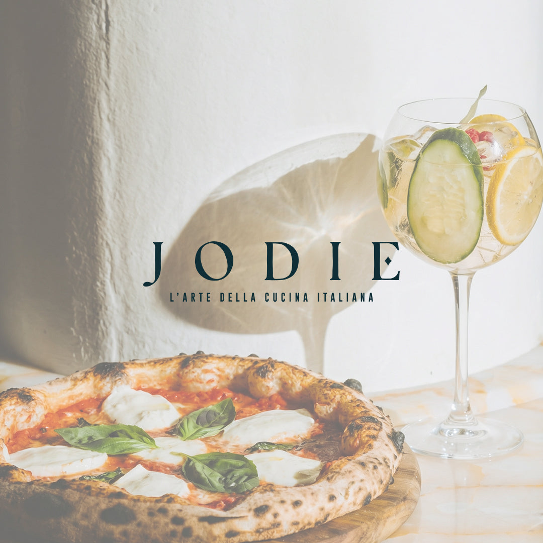 JODIE - Building a scalable brand system for a modern pizza concept.