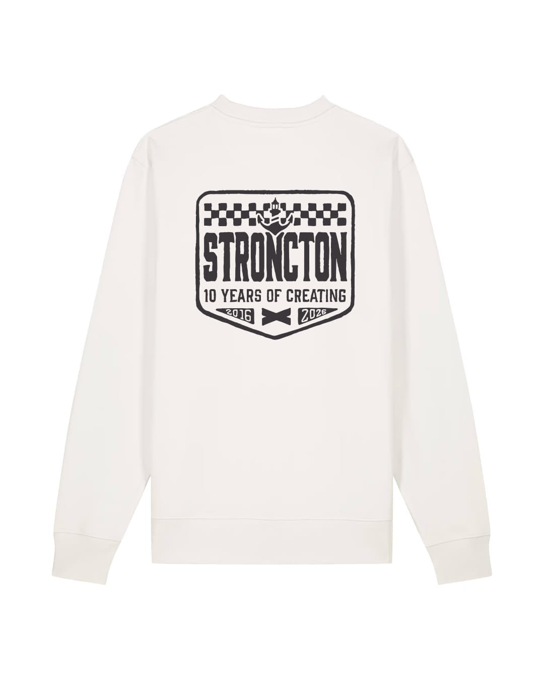 10 Years Creating Organic Crewneck - Off White