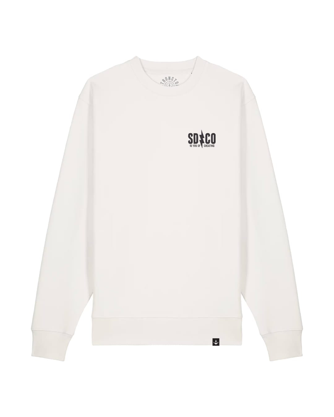 10 Years Creating Organic Crewneck - Off White