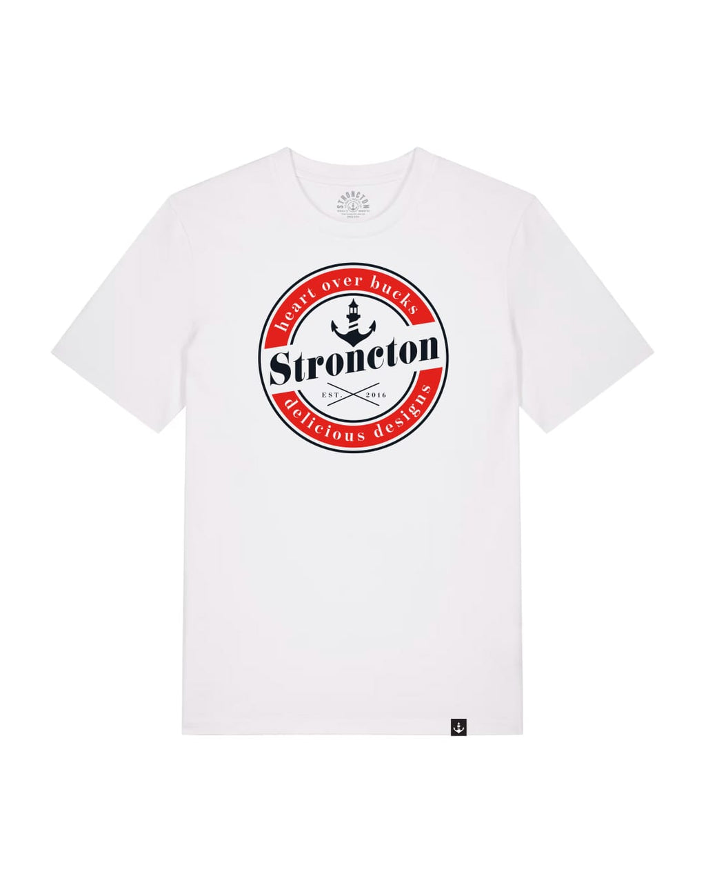 Delicious Designs Organic Shirt - White