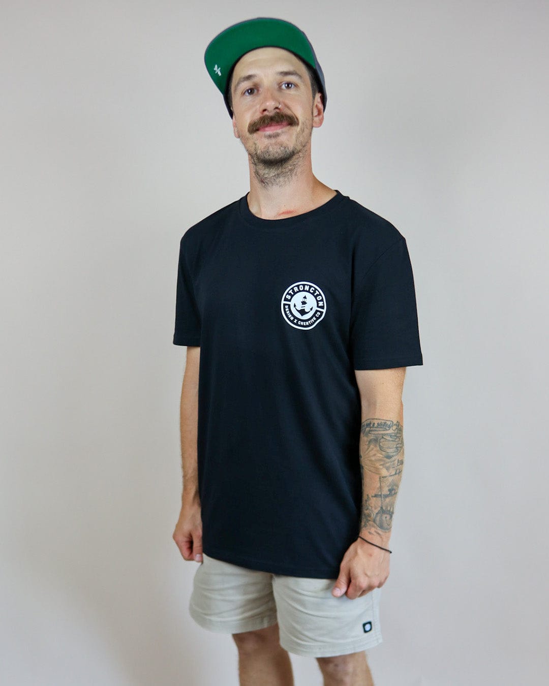 Stroncton DXCCo Logo T-Shirt - Black