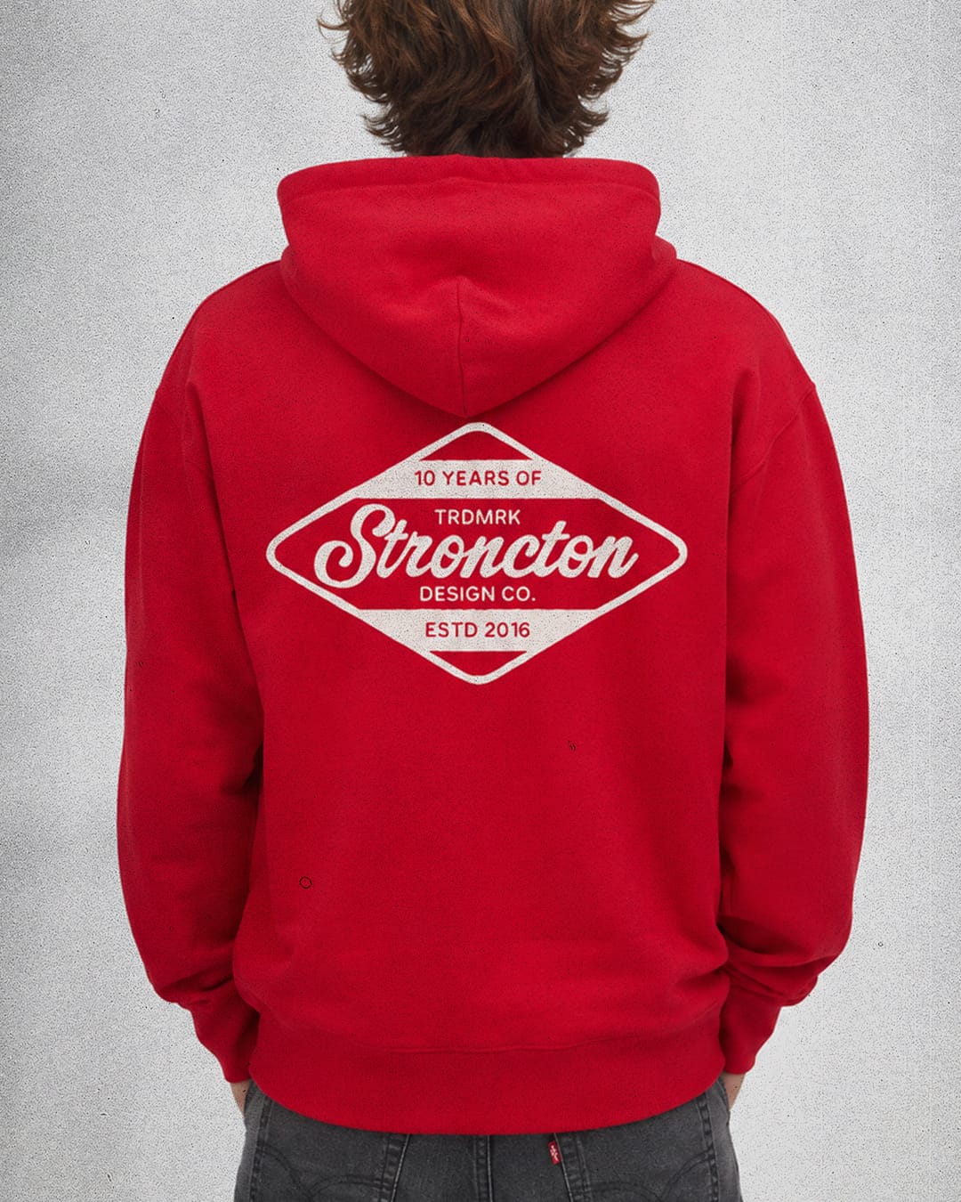 Nostalgia Organic Hoodie - Red