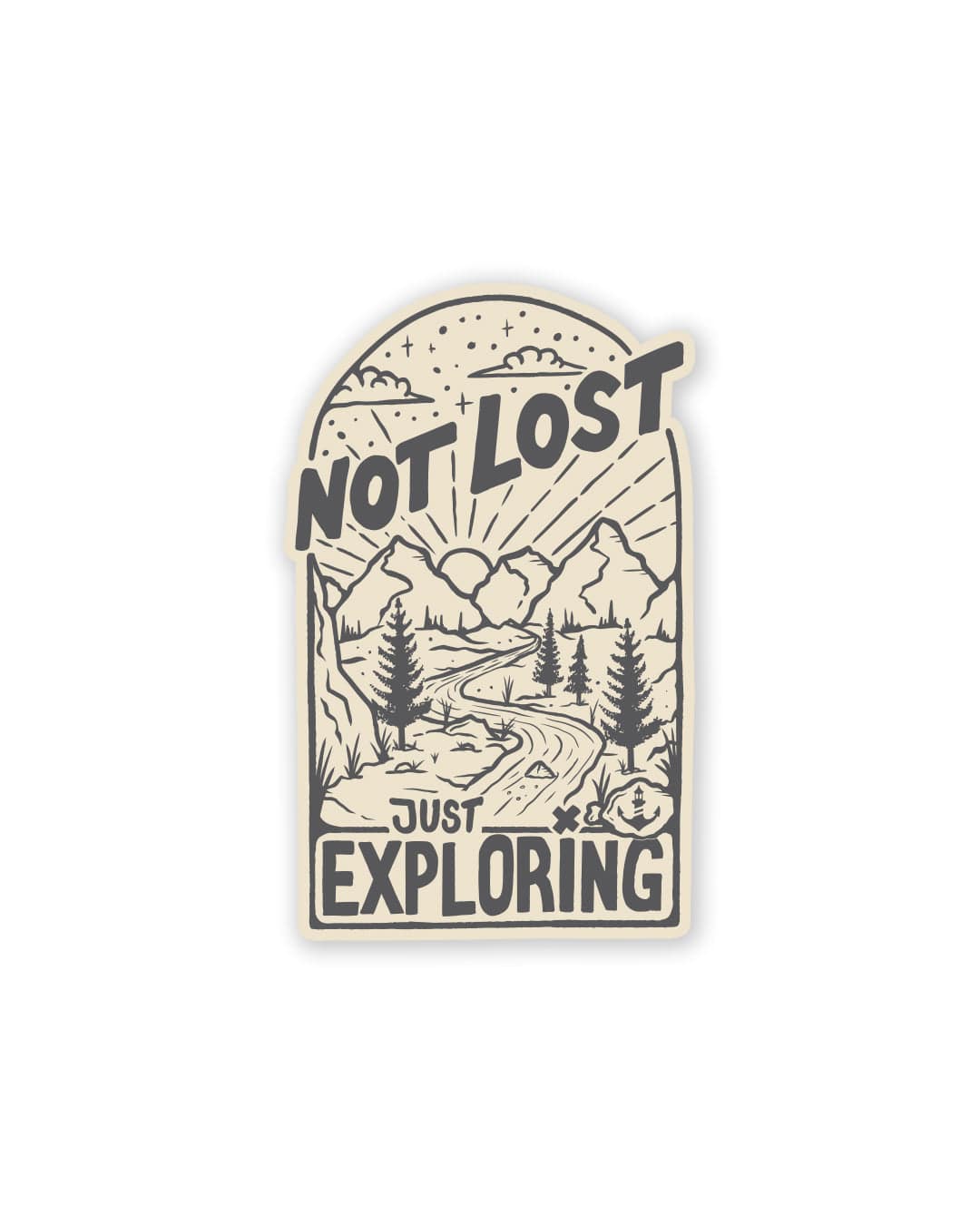 Not Lost Sticker