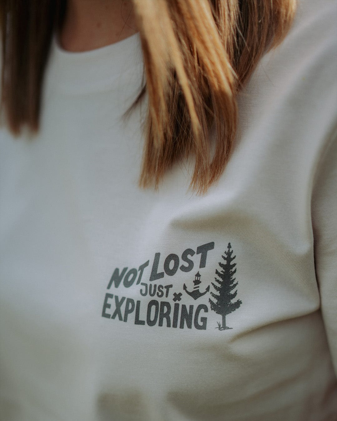 Not Lost Organic T-Shirt - Vintage White