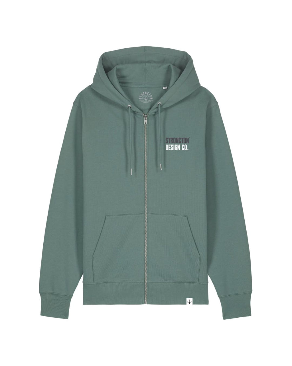SDC Badge Organic Zip Hoodie - Green Bay