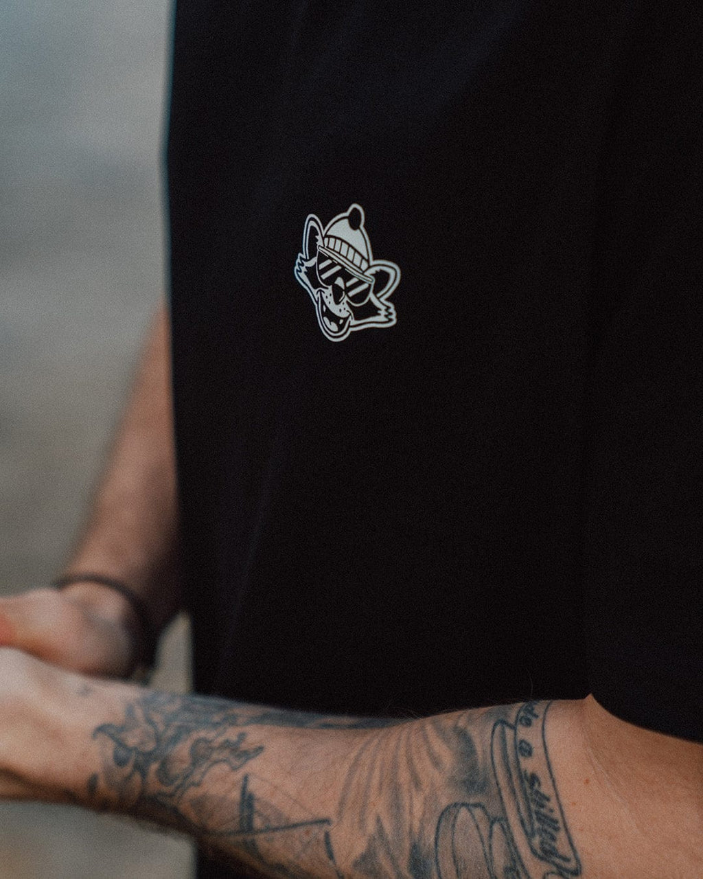 Stoked Fred Organic T-Shirt - Black