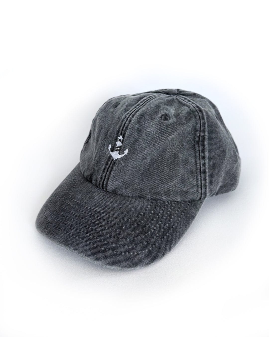 Logo Stitch Low Profile Cap - Vintage Black