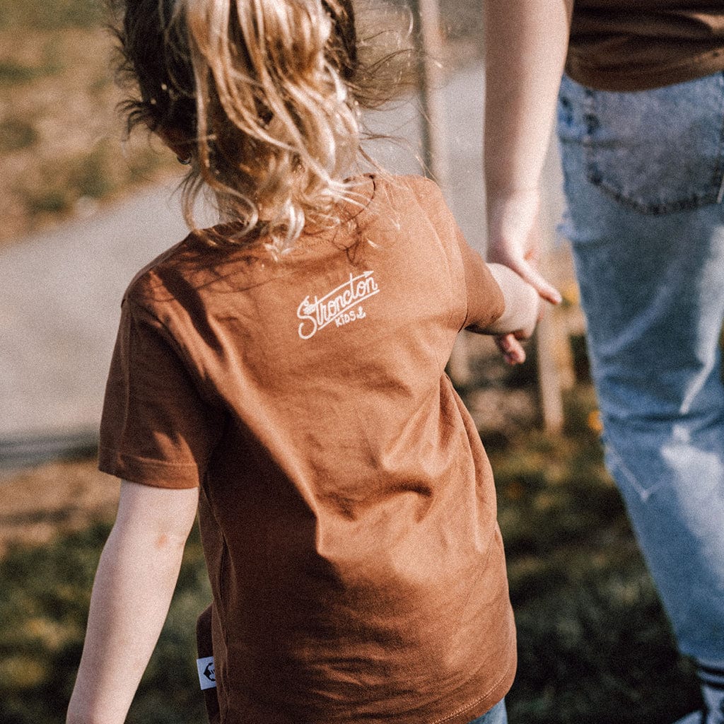 Go On Adventure Kids T-Shirt (Caramel)