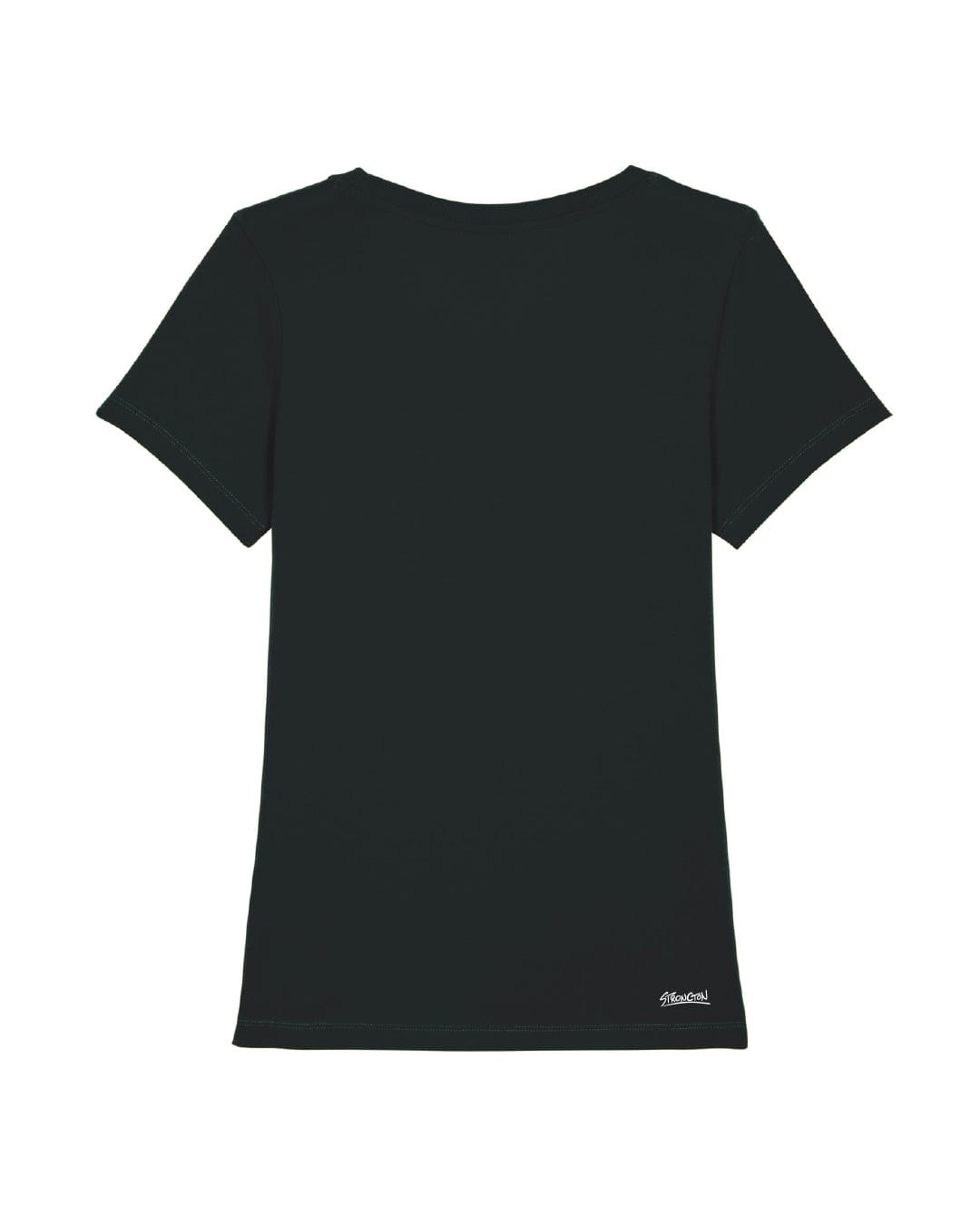 Logo Stitch Women Shirt - Black