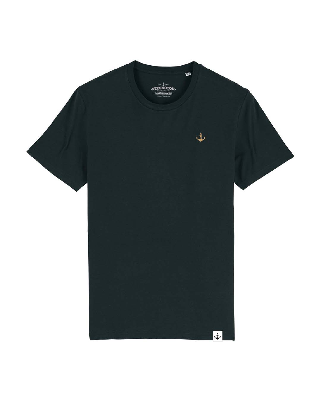 Logo Stitch T-Shirt - Black/Gold